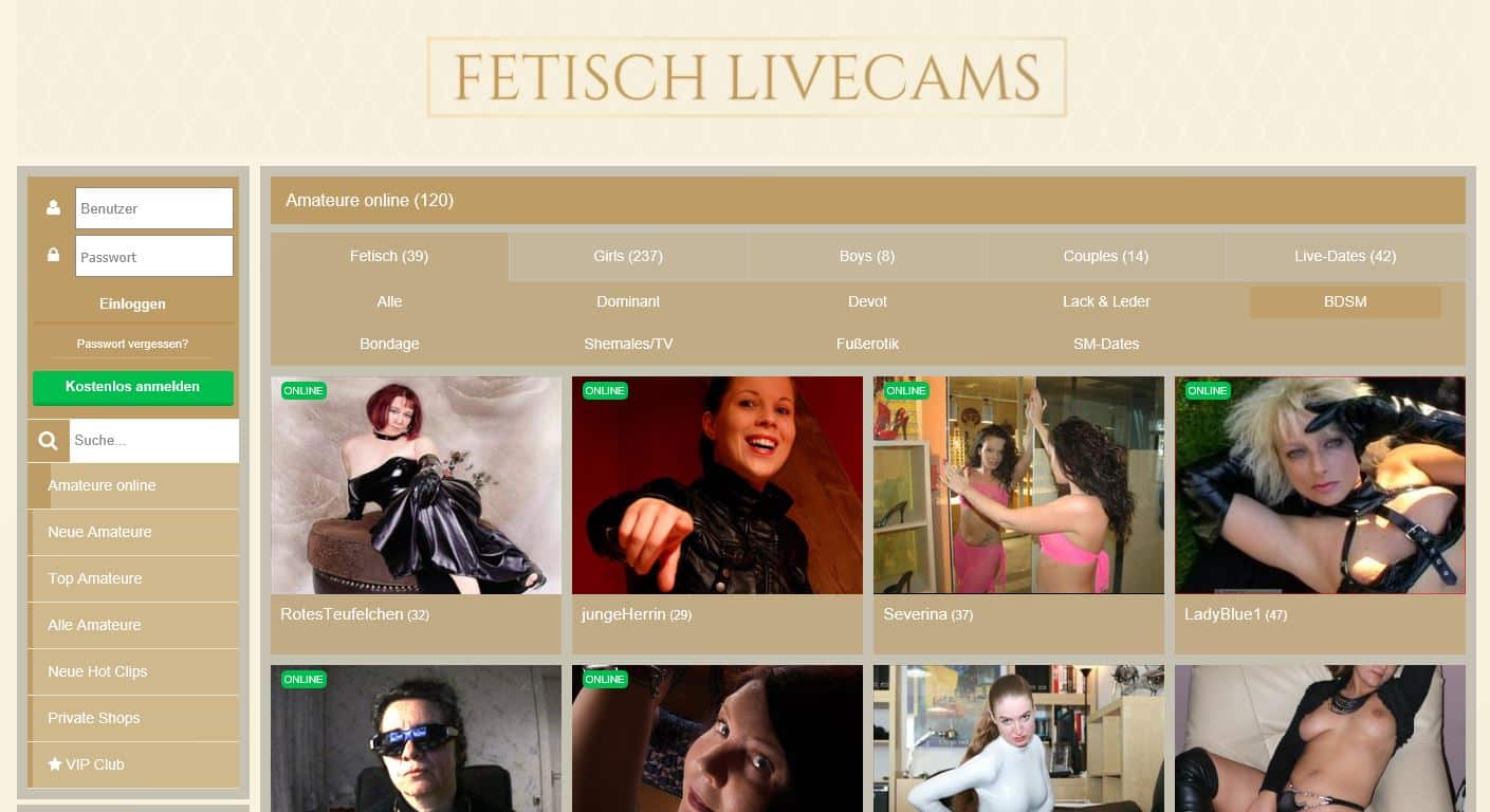 fetisch livecam community